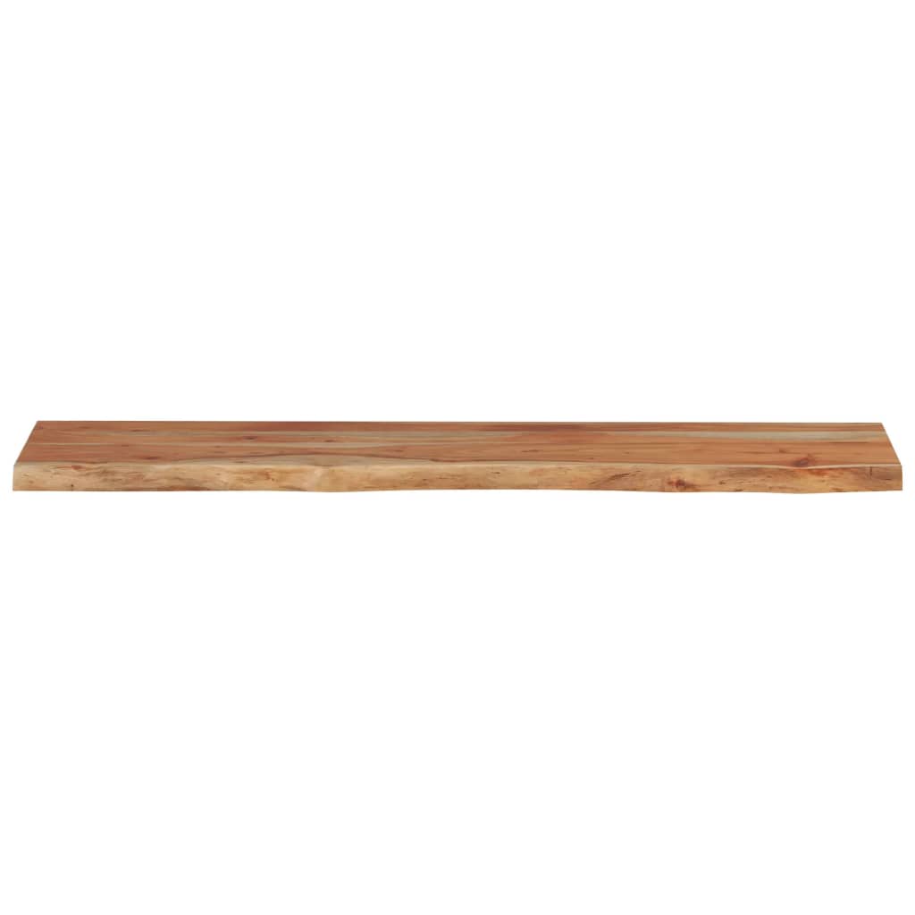 Raft perete 90x20x2,5 cm dreptunghiular lemn acacia margine vie — imaginea 4