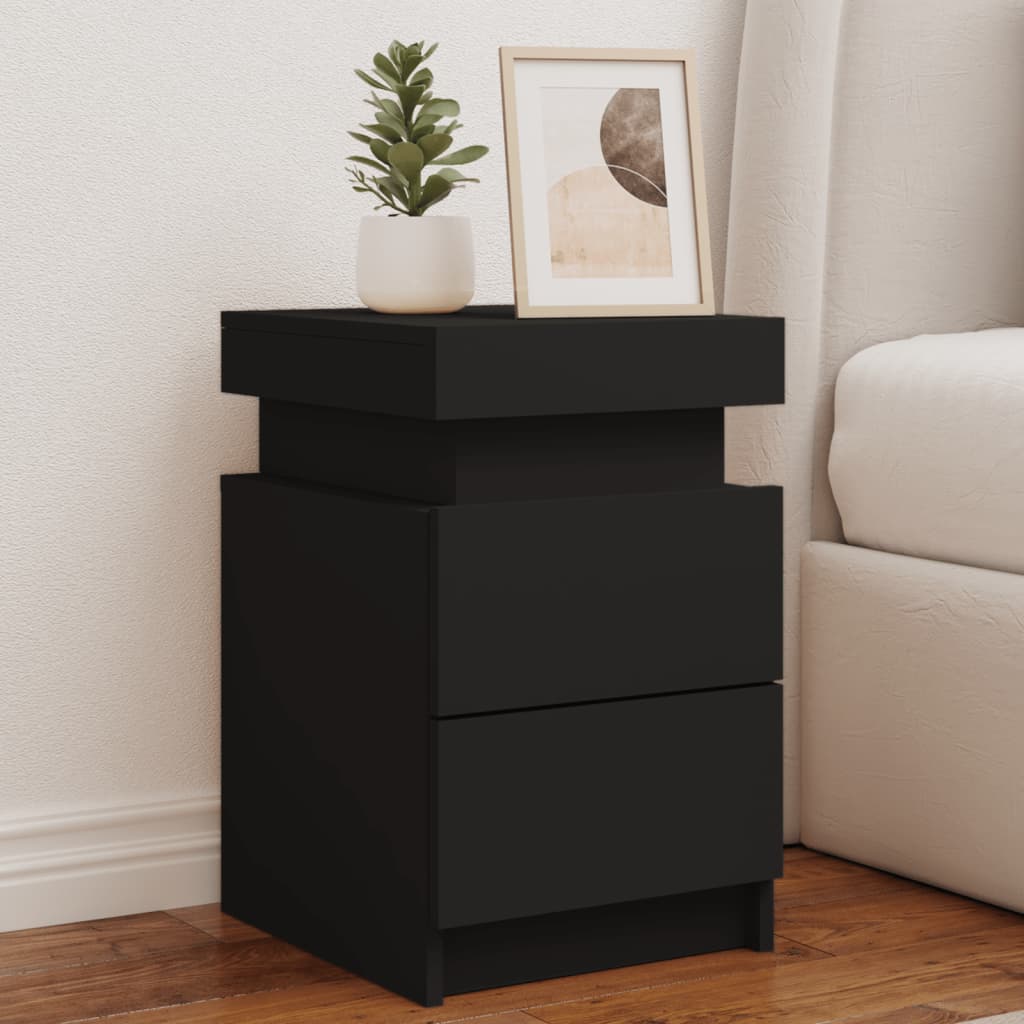 Noptiere cu lumini LED - 1 | YEO