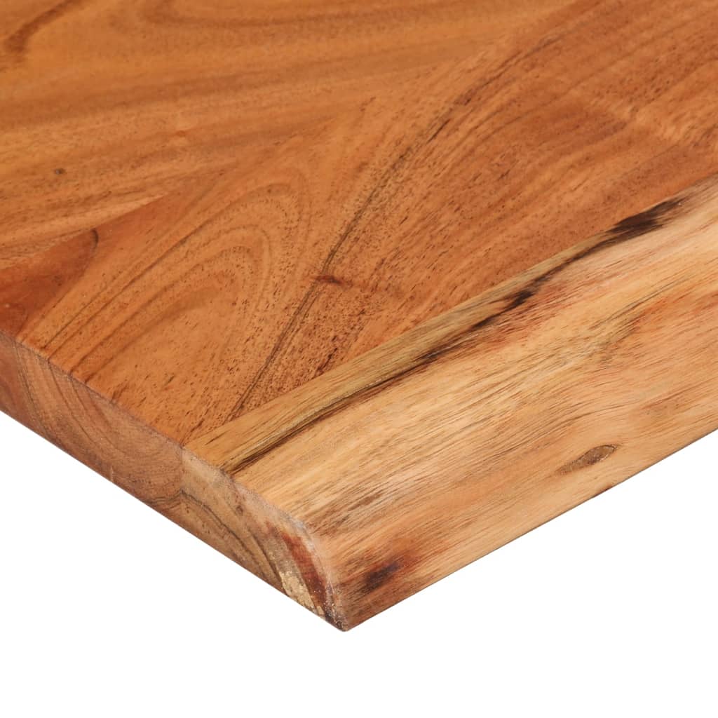Raft perete 70x20x2,5 cm dreptunghiular lemn acacia margine vie — imaginea 7