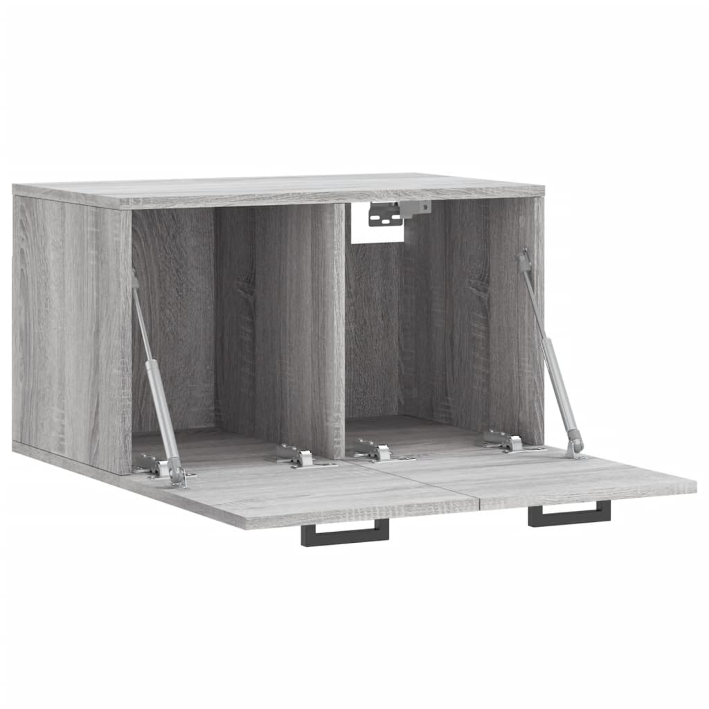 Dulap de perete, gri sonoma, 60x36,5x35 cm, lemn prelucrat — imaginea 6