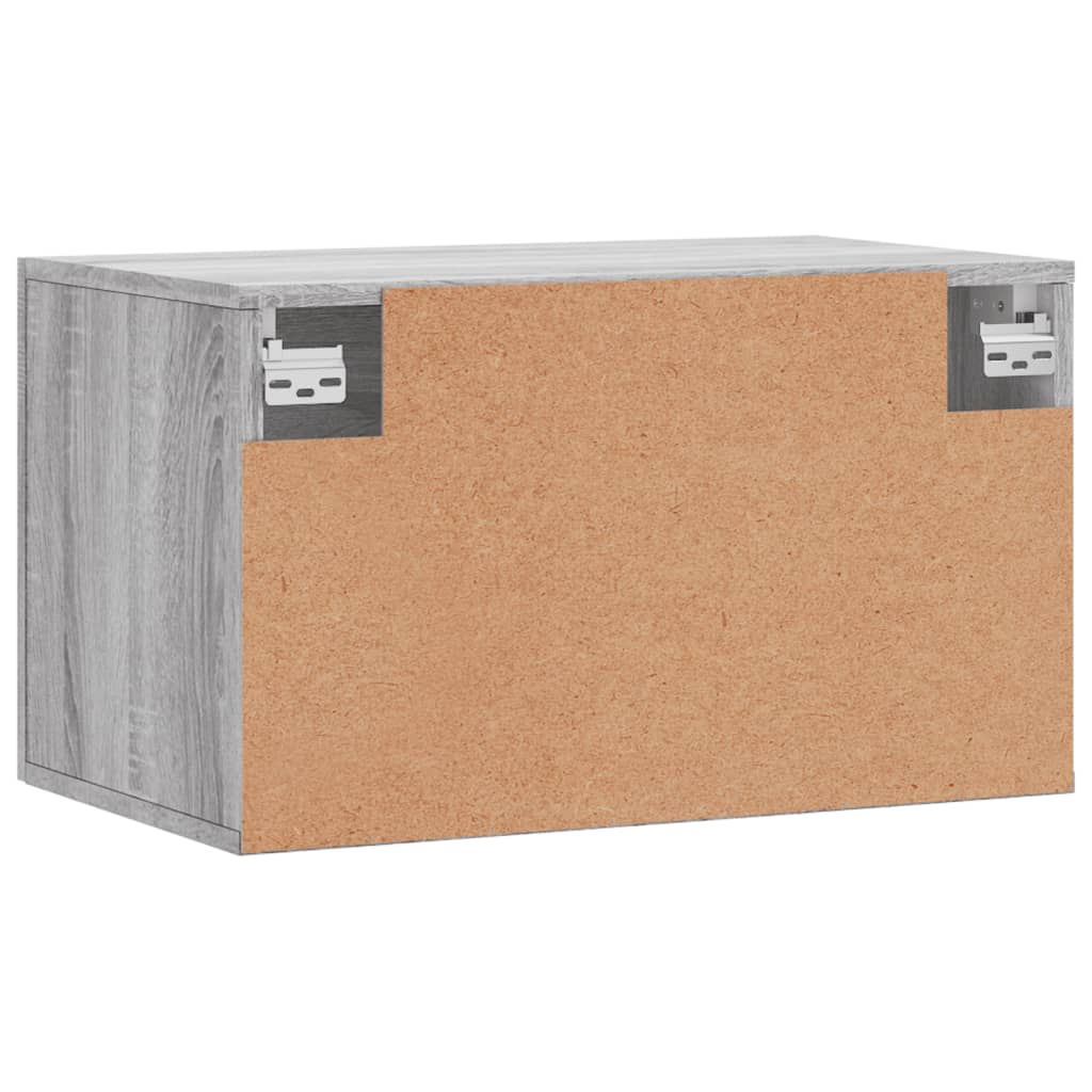 Dulap de perete, gri sonoma, 60x36,5x35 cm, lemn prelucrat — imaginea 8