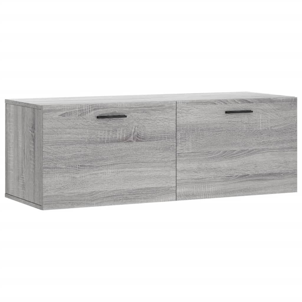 Dulap de perete, gri sonoma, 100x36,5x35 cm, lemn prelucrat