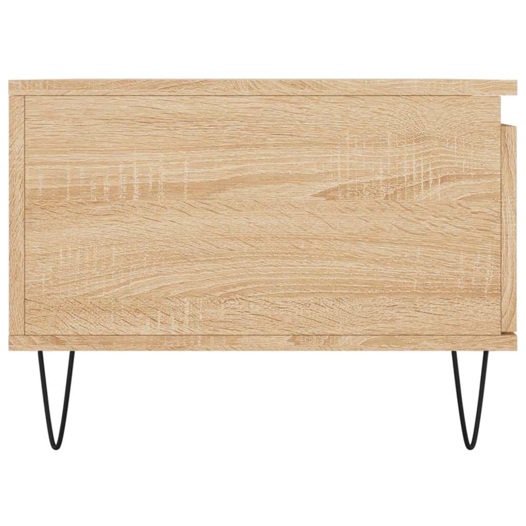 Masuta de cafea, stejar sonoma, 90x50x36,5 cm, lemn compozit — imaginea 7