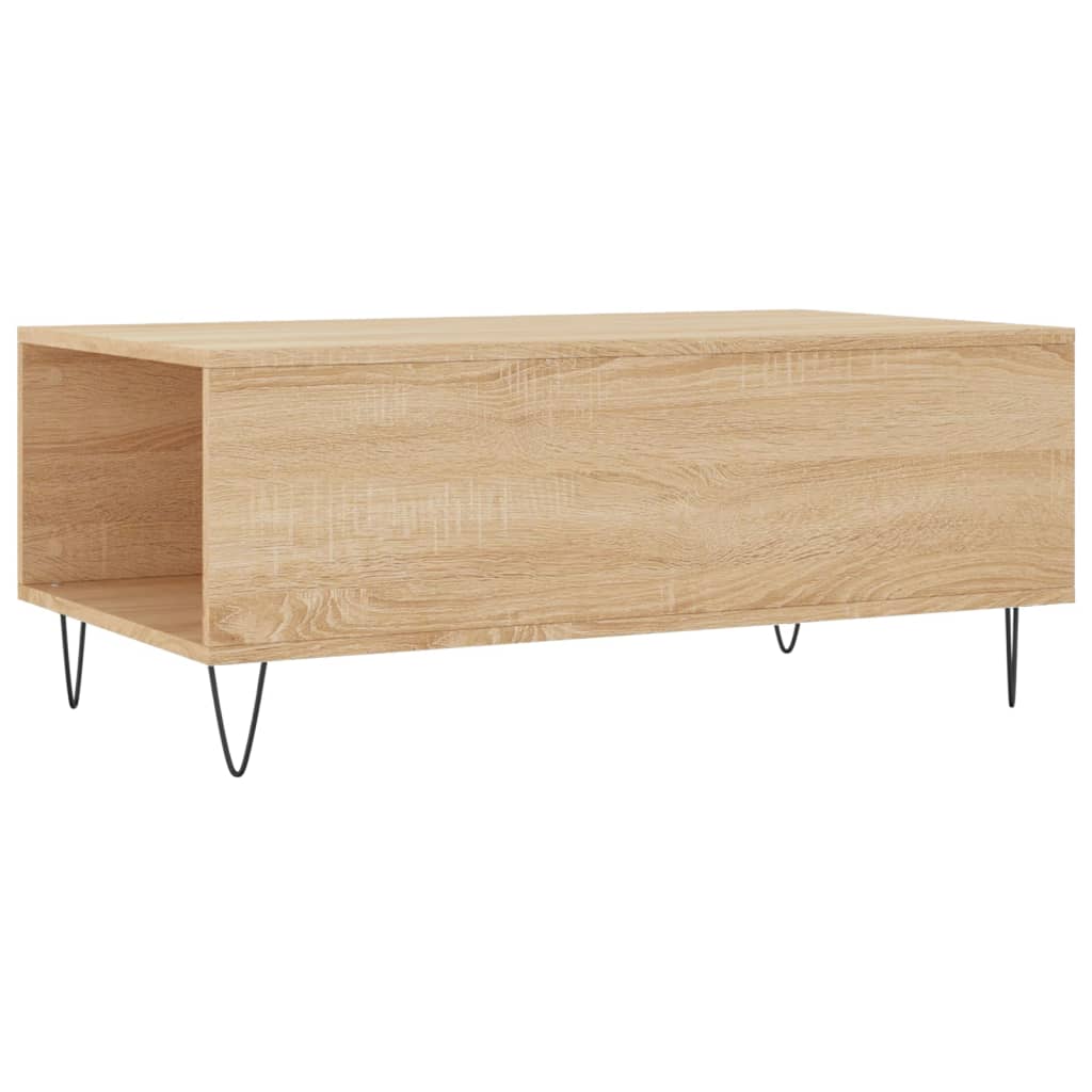 Masuta de cafea, stejar sonoma, 90x50x36,5 cm, lemn compozit — imaginea 8