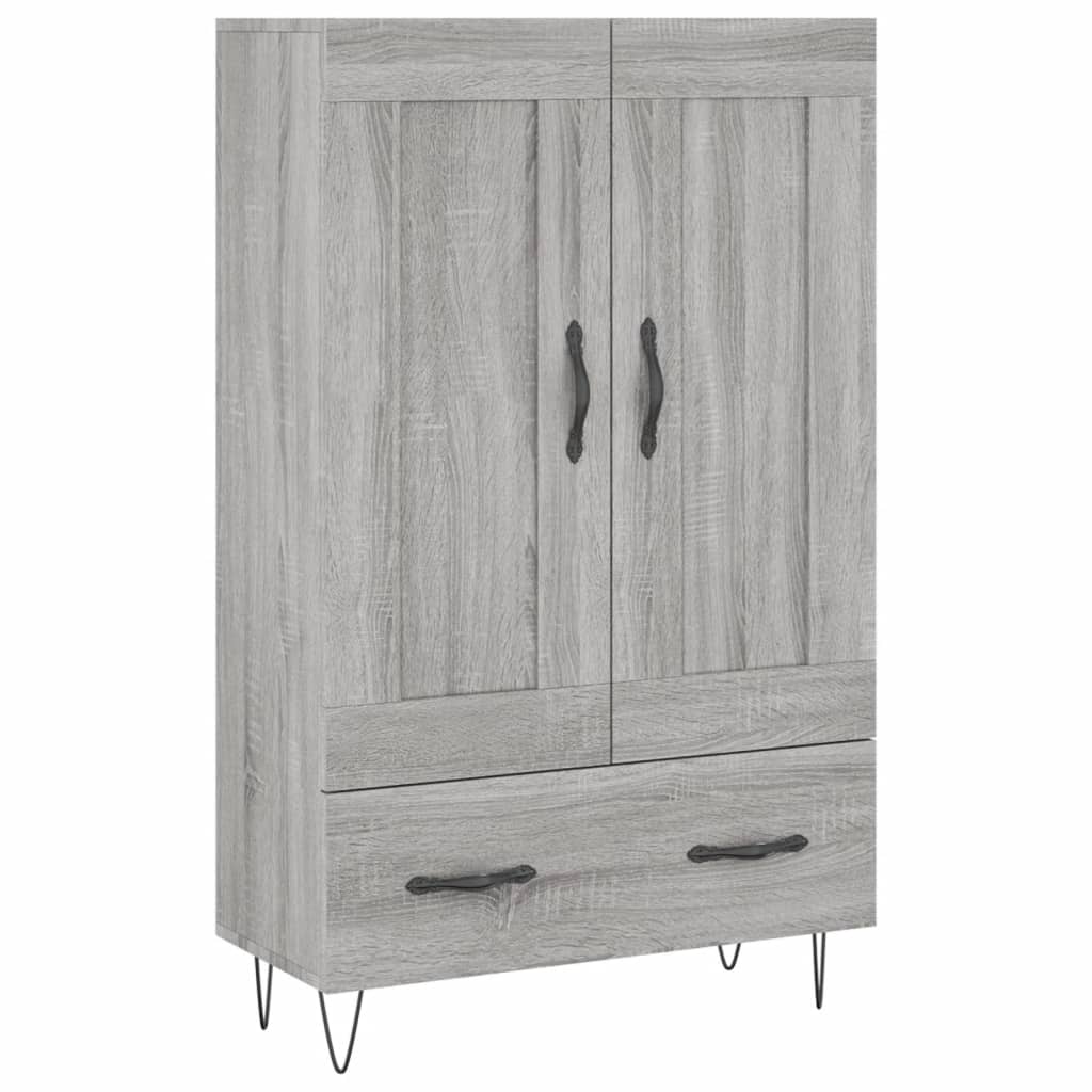 Dulap gri Sonoma 69,5x31x115 cm, lemn prelucrat