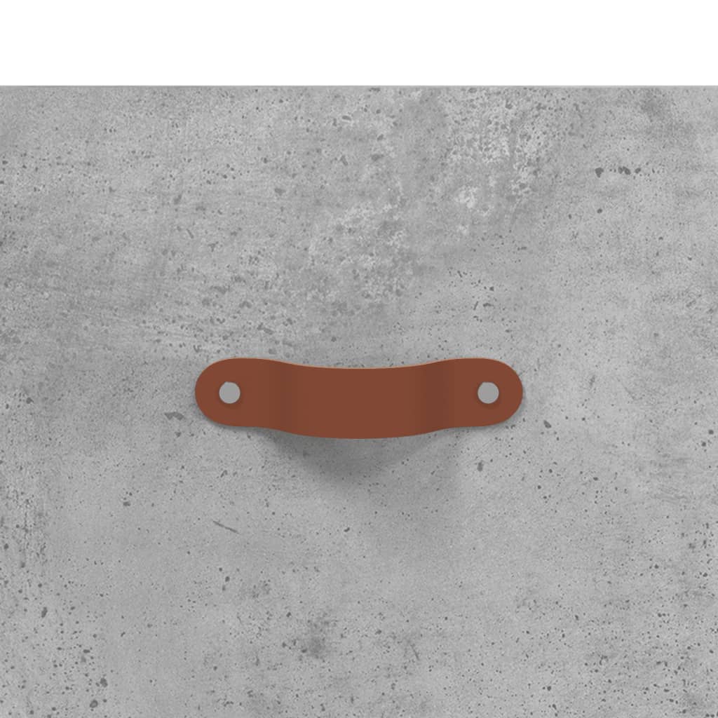 Noptiera de perete, gri beton, 35x35x20 cm — imaginea 9