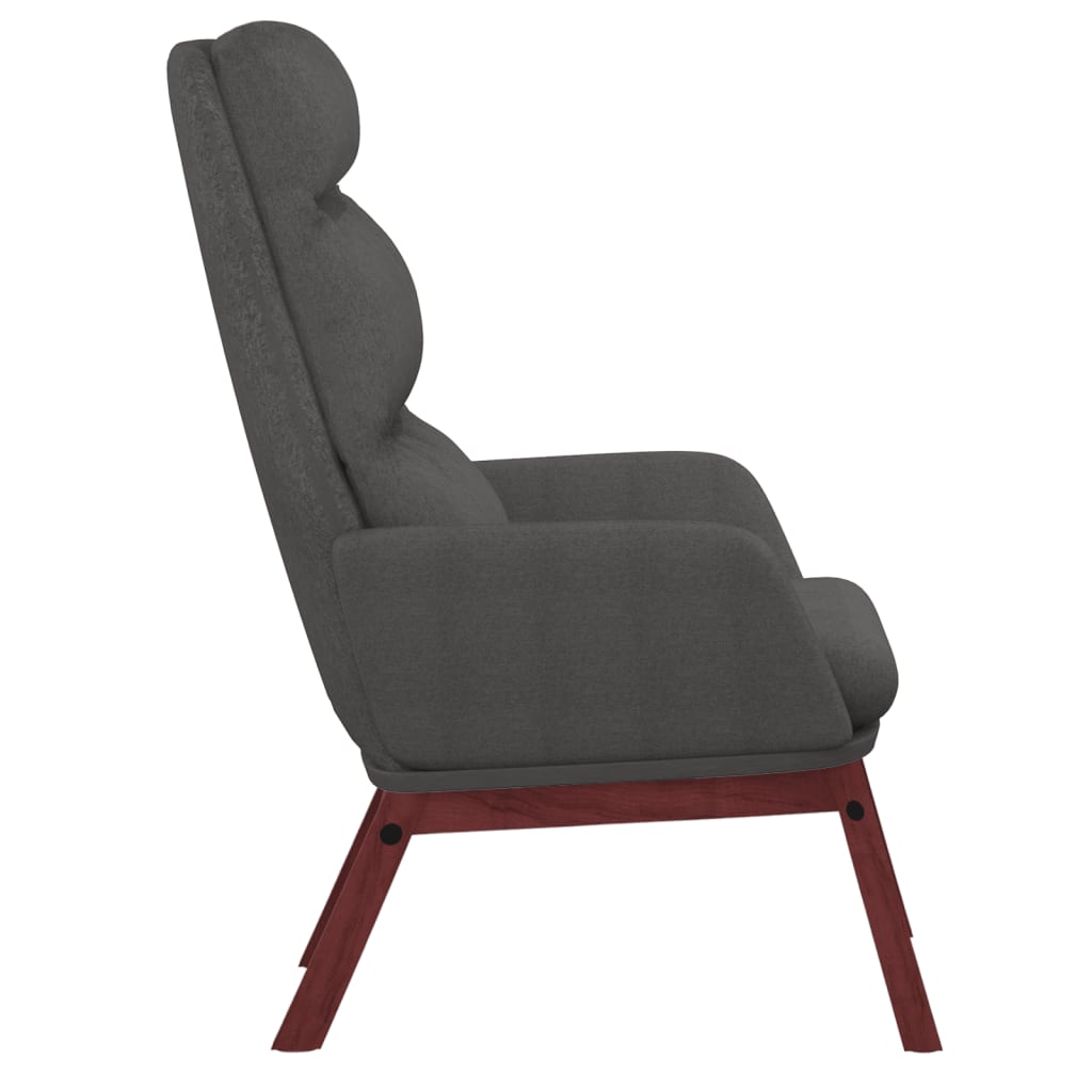 Fotoliu de relaxare, gri inchis, material textil — imaginea 4