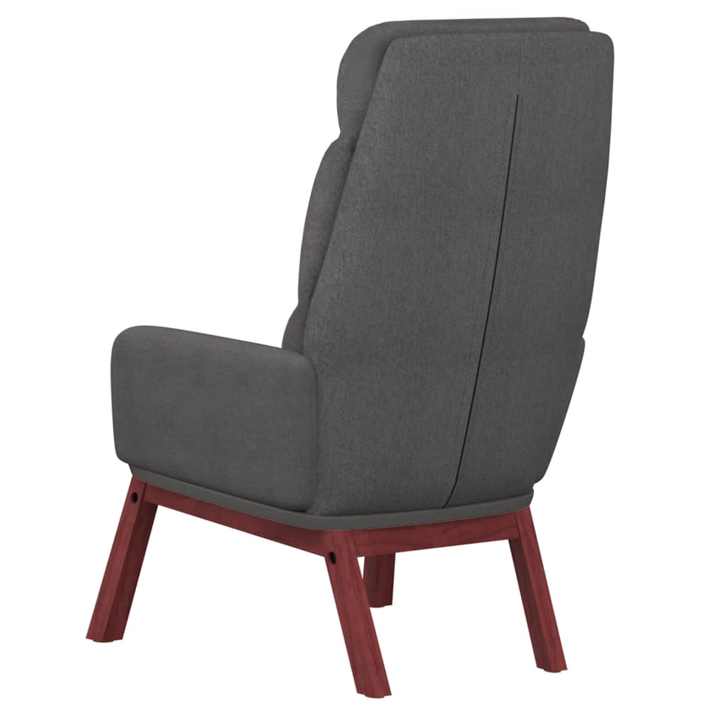 Fotoliu de relaxare, gri inchis, material textil — imaginea 5