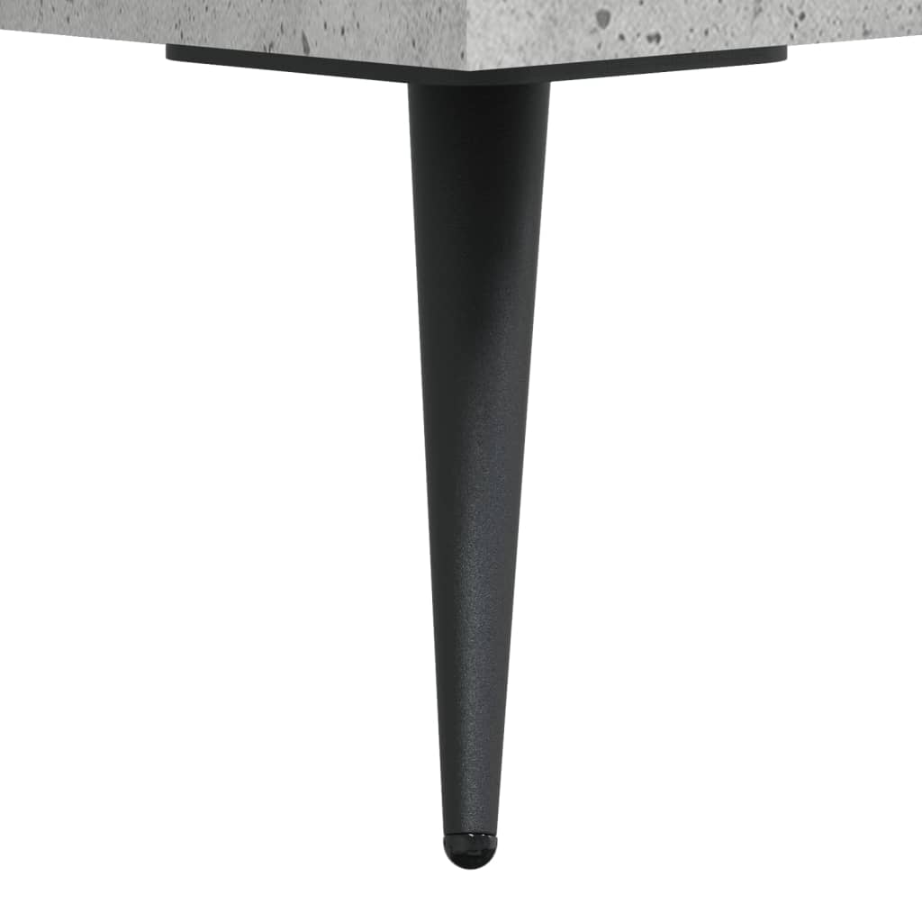 Comoda TV, gri beton, 150x30x44,5 cm, lemn prelucrat — imaginea 9
