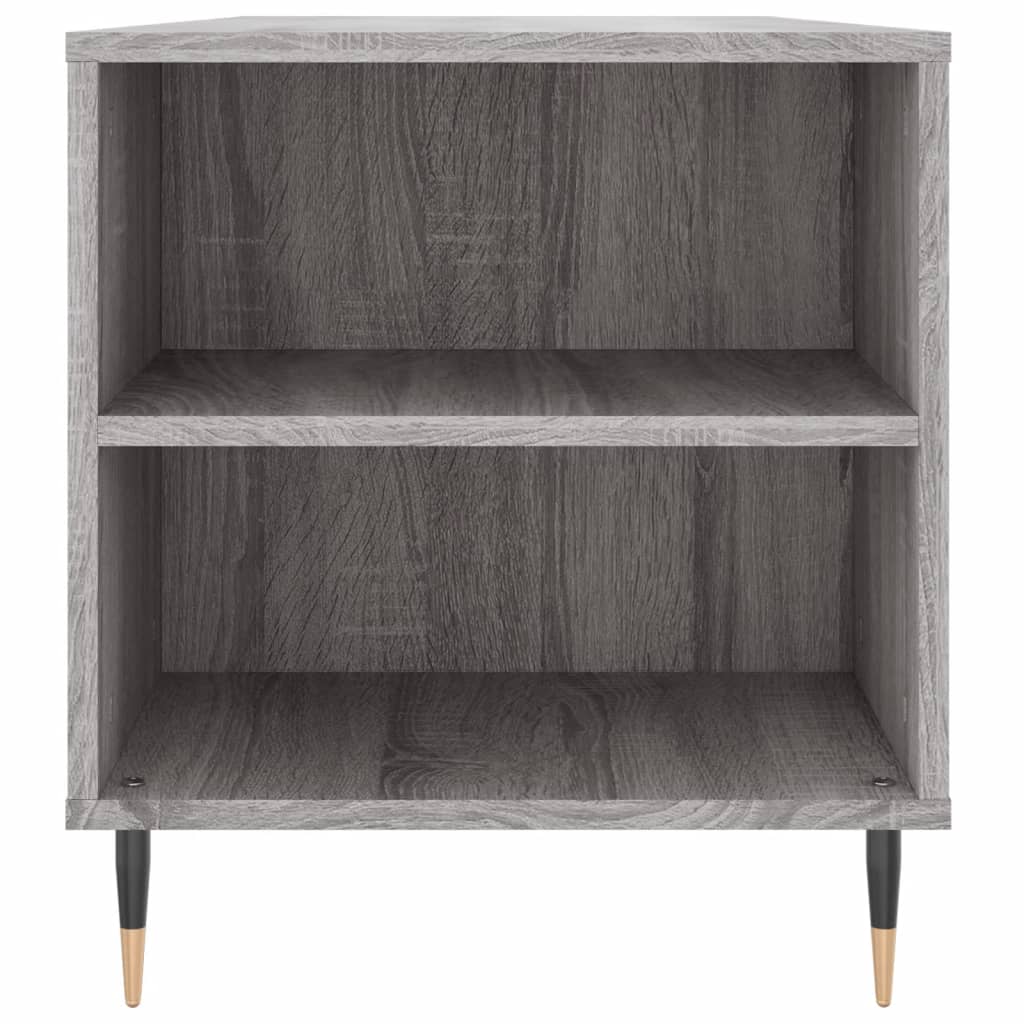 Masuta de cafea, gri sonoma, 102x44,5x50 cm, lemn prelucrat — imaginea 7