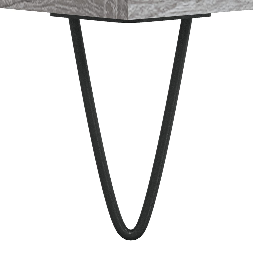 Masuta de cafea, gri sonoma, 60x44,5x45 cm, lemn prelucrat — imaginea 9
