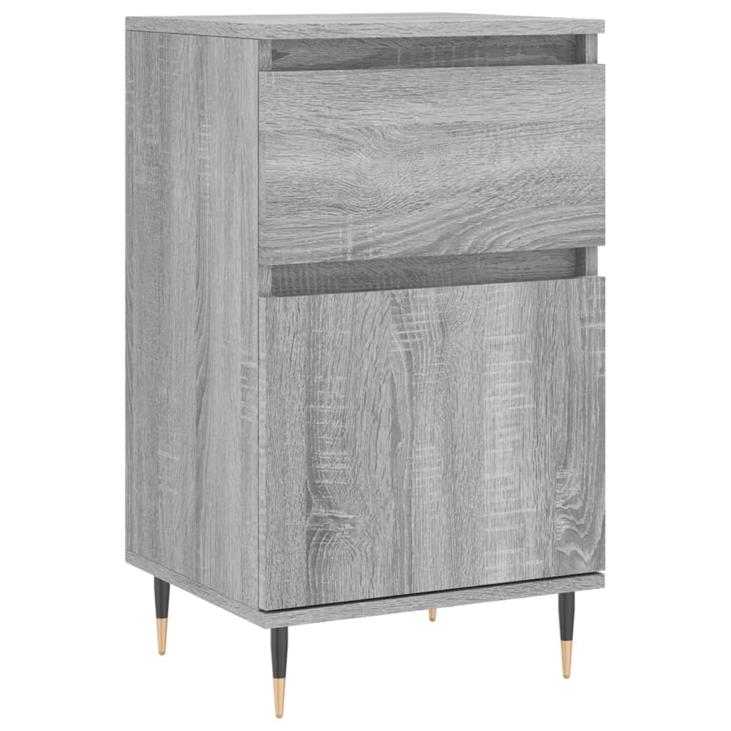 Servanta, gri sonoma, 40x35x70 cm, lemn prelucrat