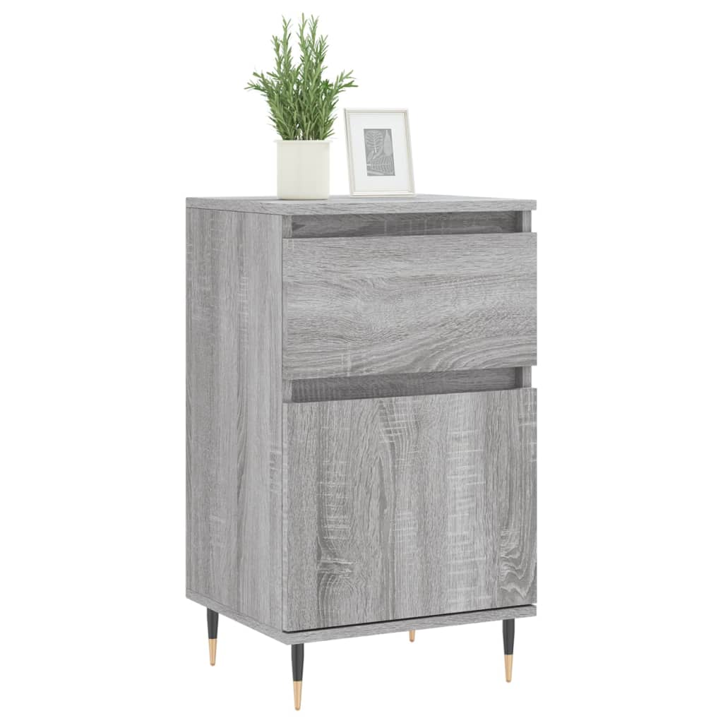 Servanta, gri sonoma, 40x35x70 cm, lemn prelucrat — imaginea 3