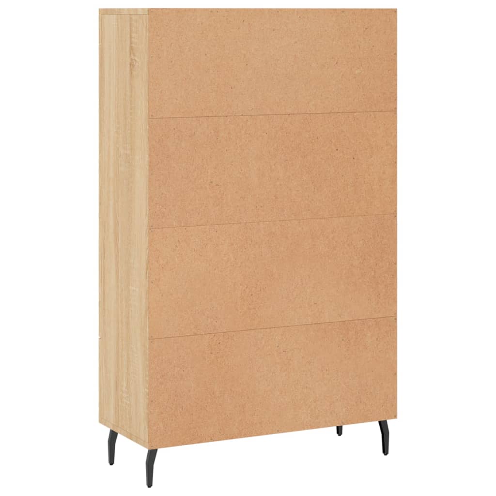 Dulap inalt, stejar Sonoma, 69,5x31x115 cm, lemn prelucrat — imaginea 8