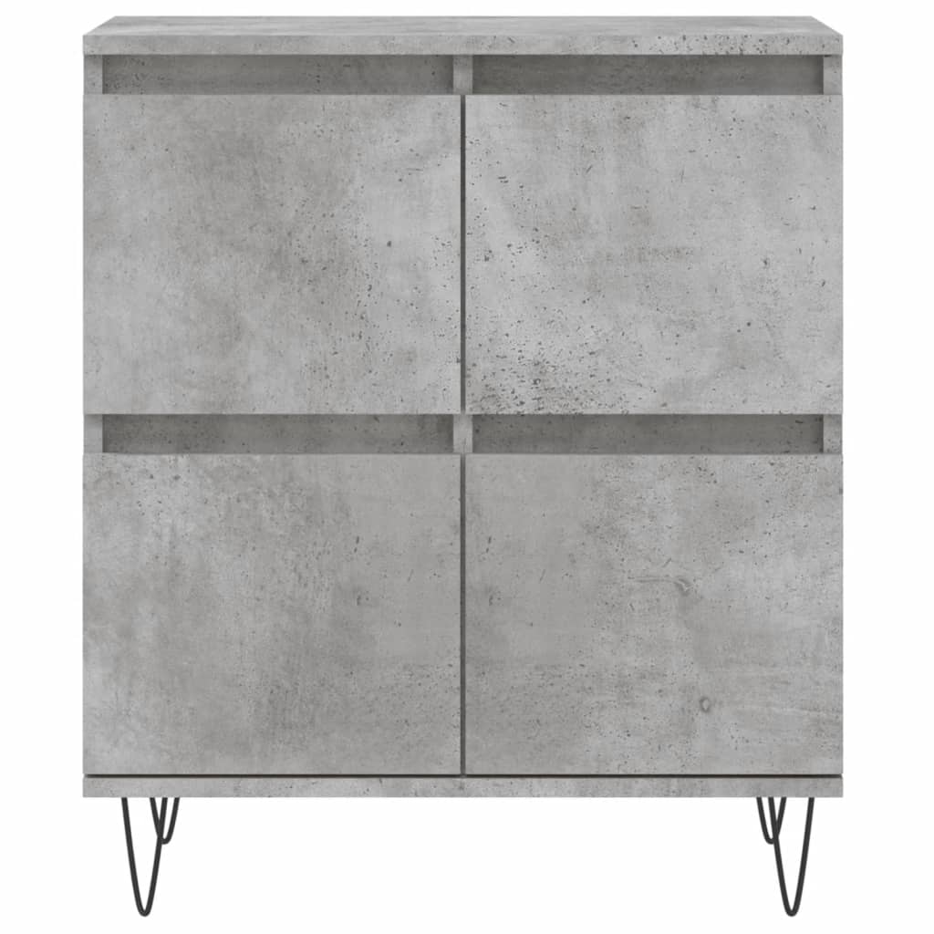 Servanta, gri beton, 60x35x70 cm, lemn prelucrat — imaginea 5