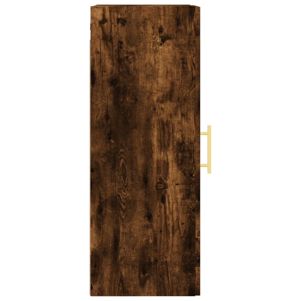 Dulap montat pe perete, stejar fumuriu, 34,5x34x90 cm — imaginea 8