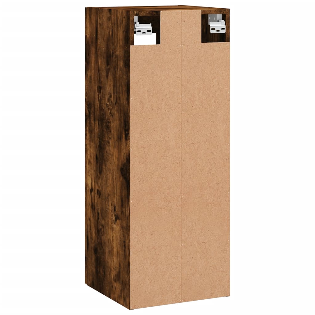 Dulap montat pe perete, stejar fumuriu, 34,5x34x90 cm — imaginea 9