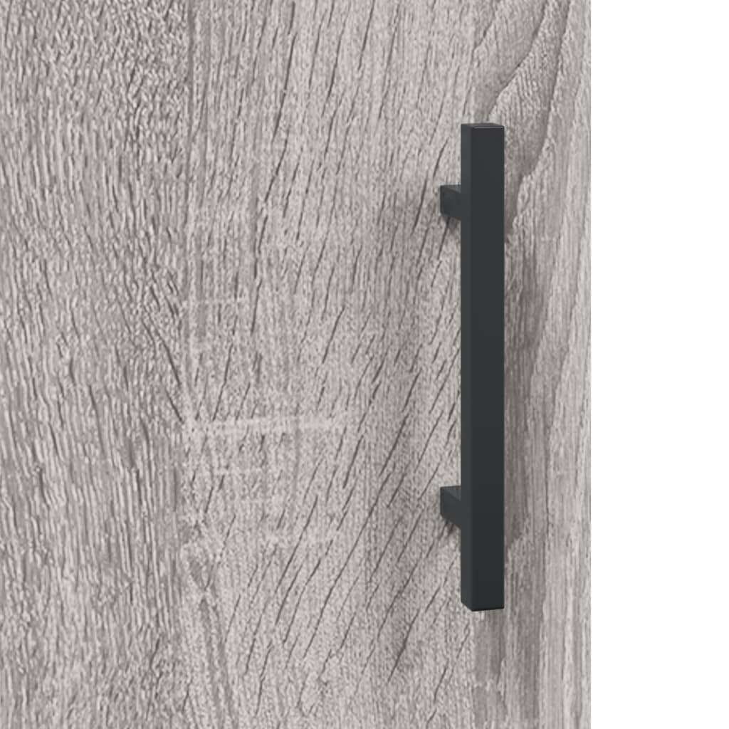 Servanta, gri sonoma, 69,5x34x90 cm, lemn compozit — imaginea 10