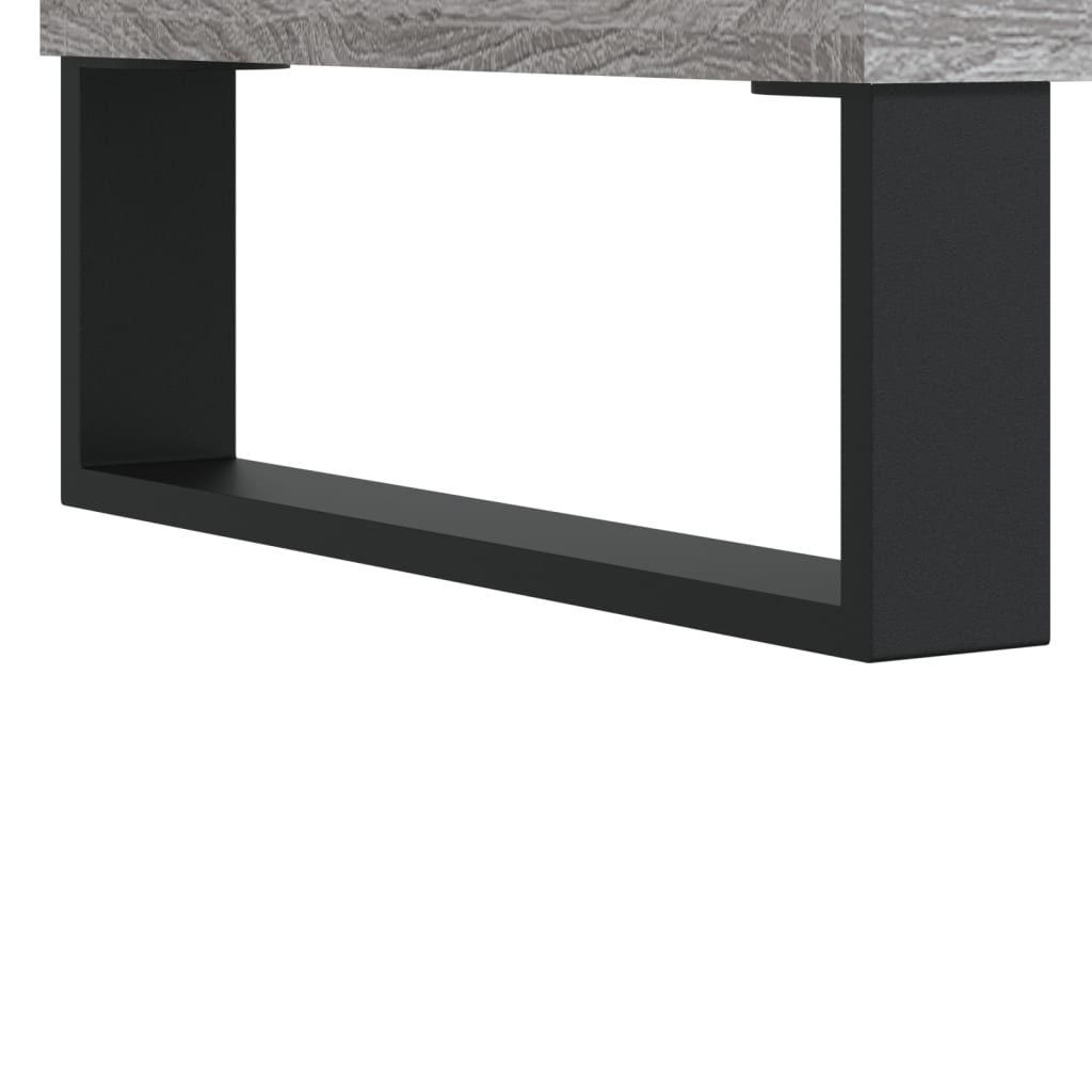 Servanta, gri sonoma, 69,5x34x90 cm, lemn compozit — imaginea 12