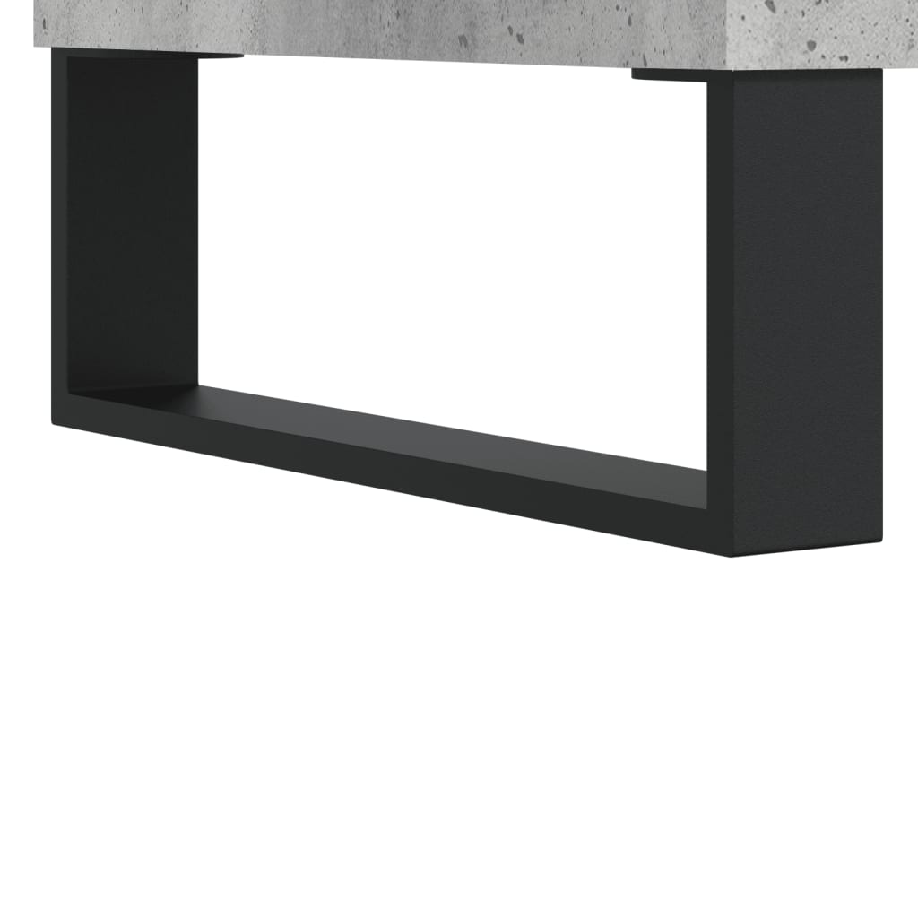 Servanta, gri beton, 40x35x70 cm, lemn prelucrat — imaginea 9