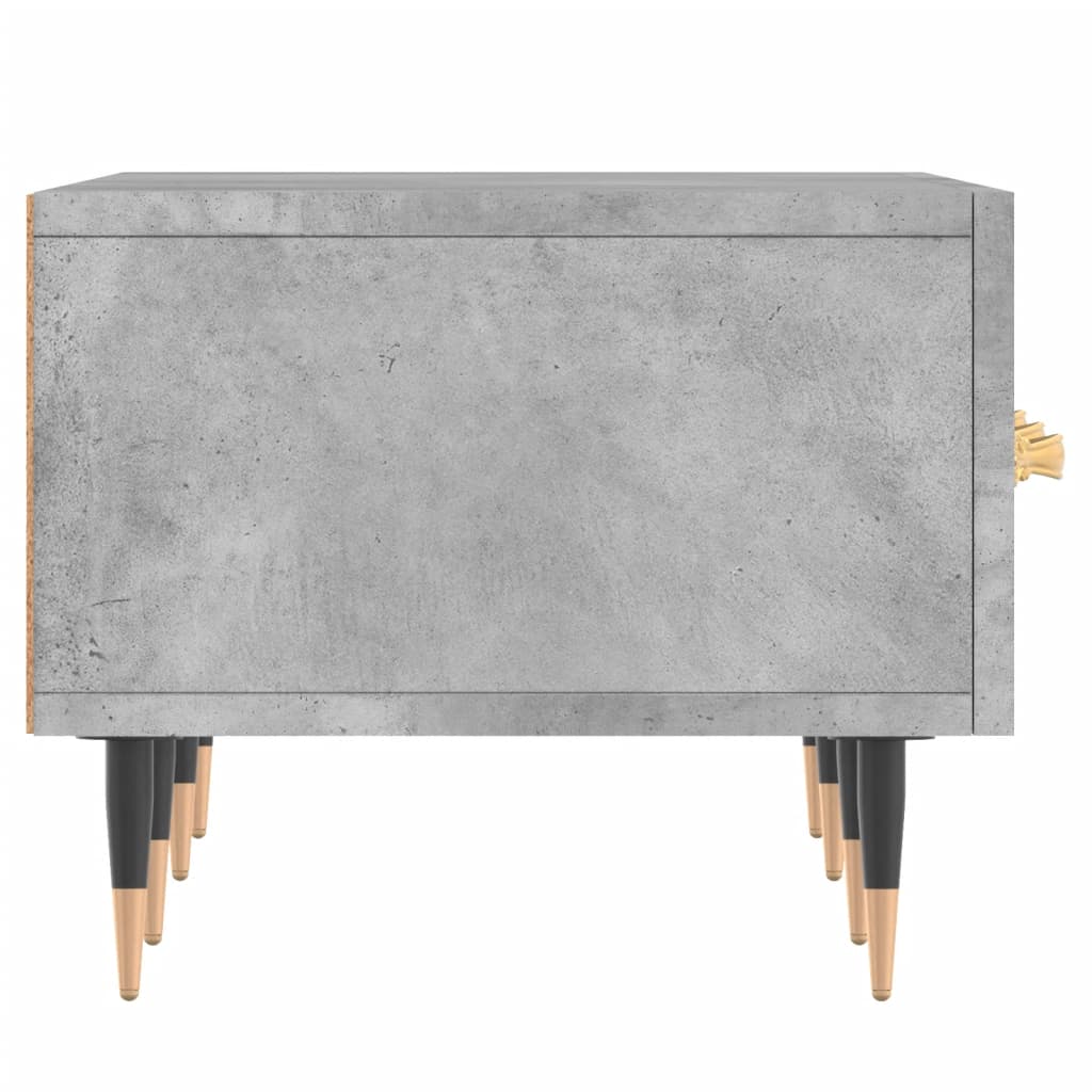 Comoda TV, gri beton, 150x36x30 cm, lemn prelucrat — imaginea 7
