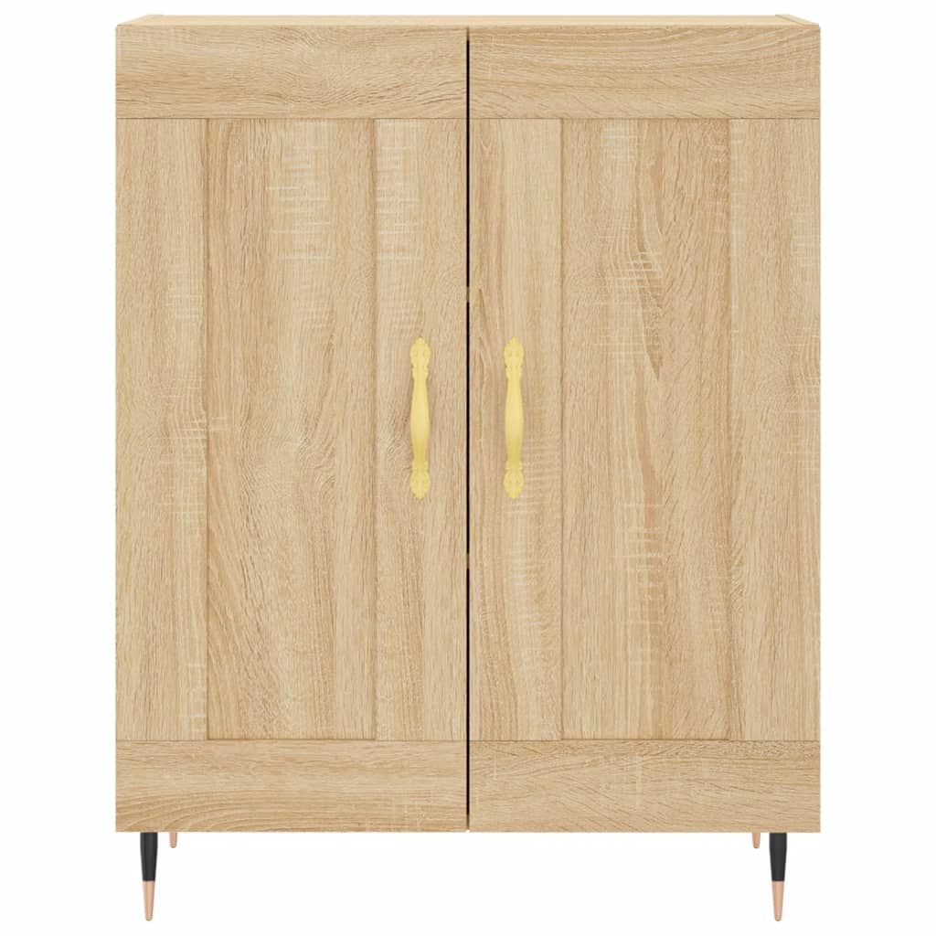 Servanta, stejar sonoma, 69,5x34x90 cm, lemn compozit — imaginea 5