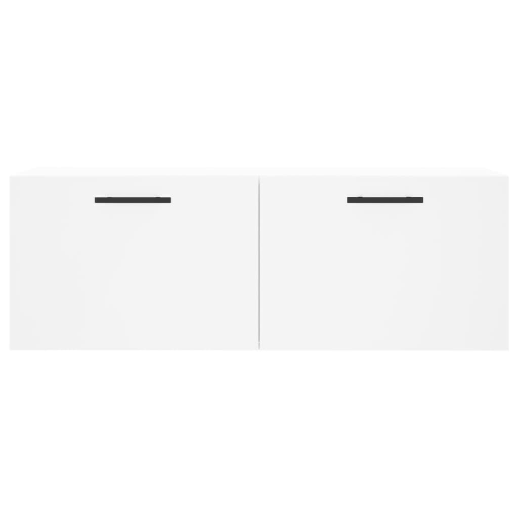 Dulap de perete, alb, 100x36,5x35 cm, lemn compozit — imaginea 5