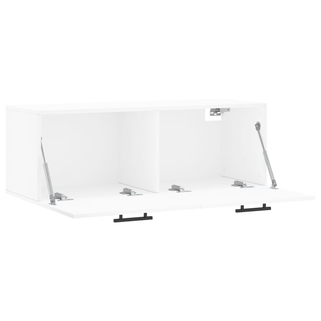 Dulap de perete, alb, 100x36,5x35 cm, lemn compozit — imaginea 6