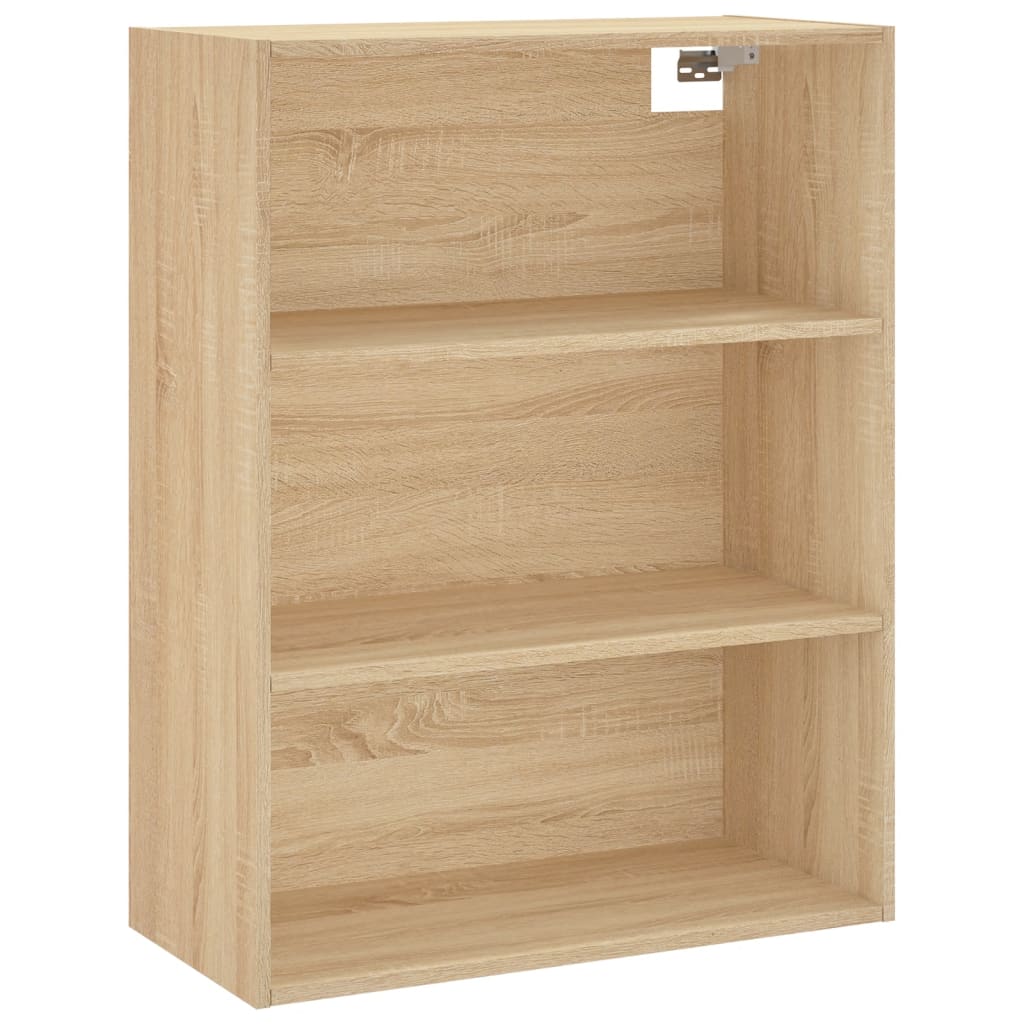 Dulap inalt, stejar sonoma, 69,5x34x180 cm, lemn compozit — imaginea 5