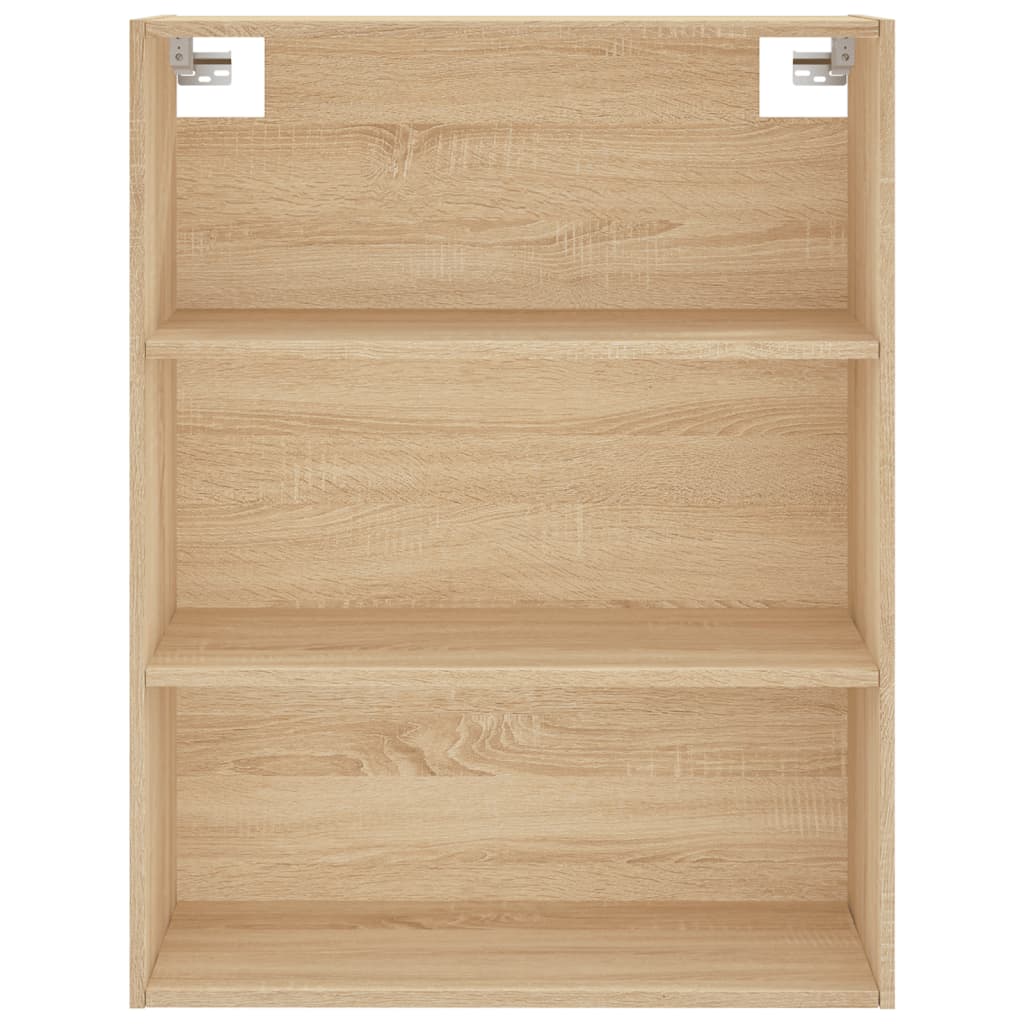 Dulap inalt, stejar sonoma, 69,5x34x180 cm, lemn compozit — imaginea 6