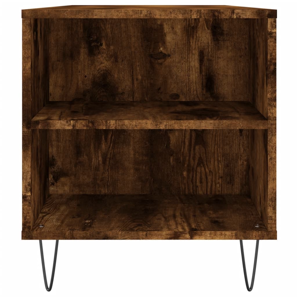 Masuta de cafea, stejar afumat, 102x44,5x50 cm, lemn prelucrat — imaginea 7