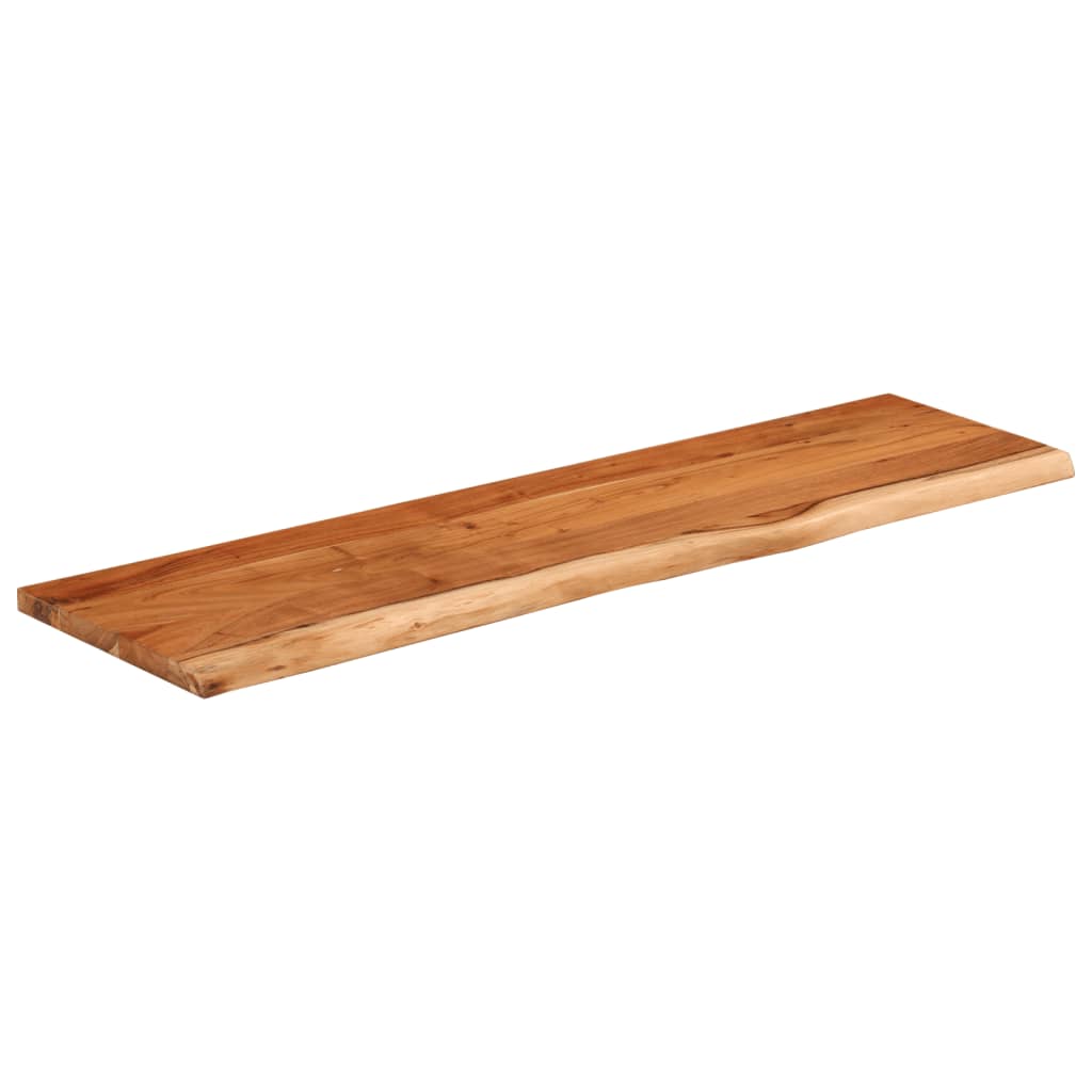 Raft perete 40x20x2,5 cm dreptunghiular lemn acacia margine vie - 2 | YEO