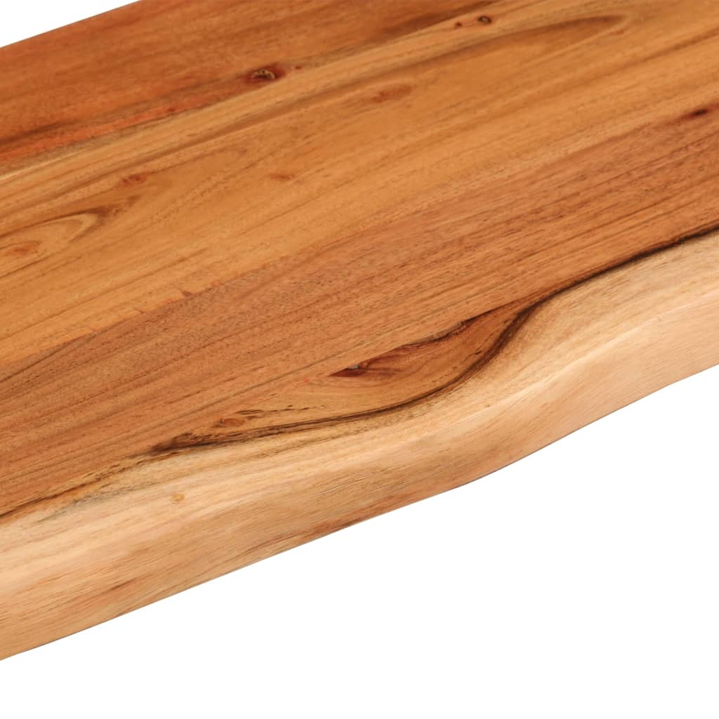 Raft perete 40x20x2,5 cm dreptunghiular lemn acacia margine vie - 5 | YEO