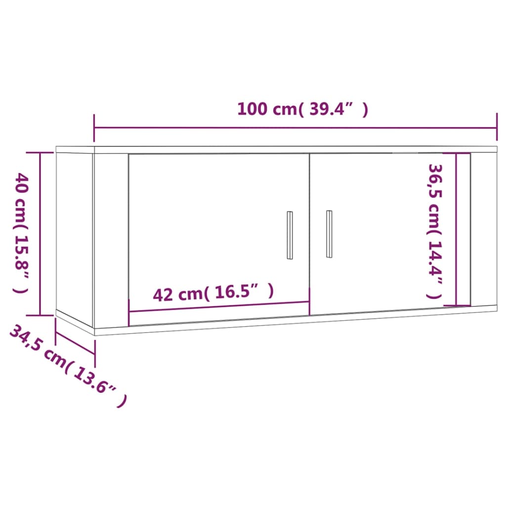 Set comoda TV, 3 piese — imaginea 11