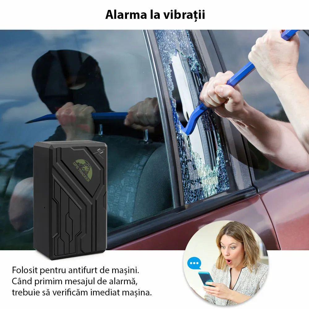 Tracker magnetic cu microfon, GSM si localizare GPS - TK108A - 2 | YEO