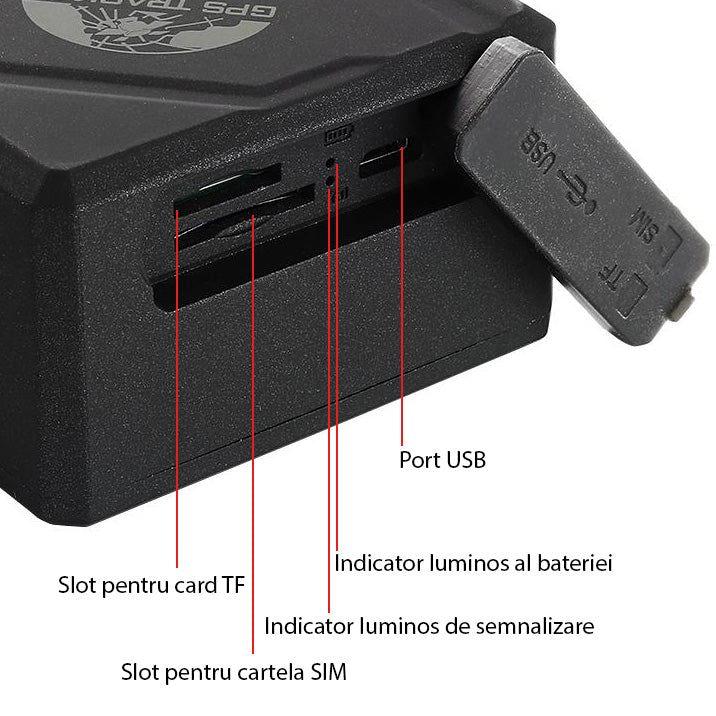 Tracker magnetic cu microfon, GSM si localizare GPS - TK108A - 3 | YEO