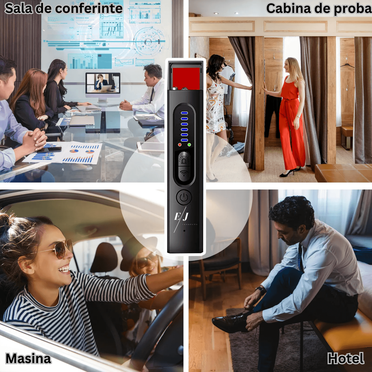 Detector camere ascunse, microfoane, localizator GPS, reportofoane - X13