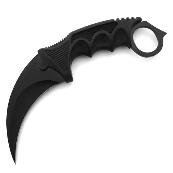 Cutit Karambit Night, IdeallStore®, 19 cm, Negru - 1 | YEO