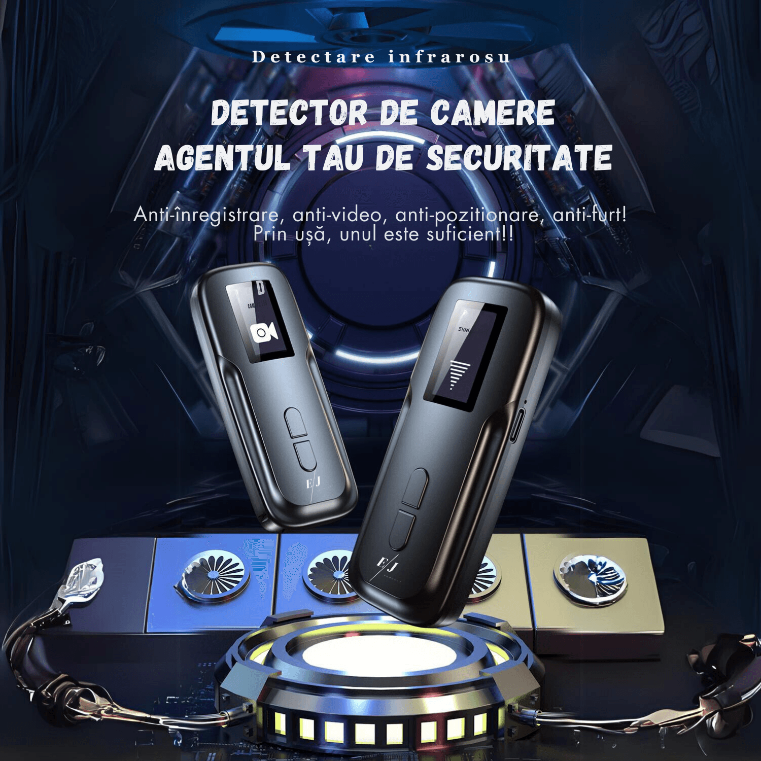 Detector camere ascunse, microfoane, localizator GPS, reportofoane - AK500 - 4 | YEO
