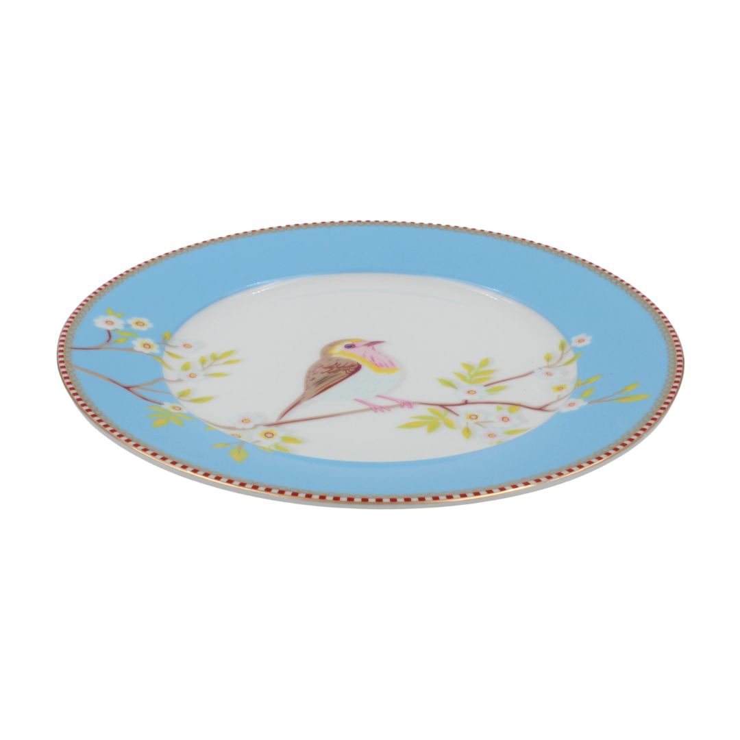 Farfurie portelan 21cm Early Bird blue