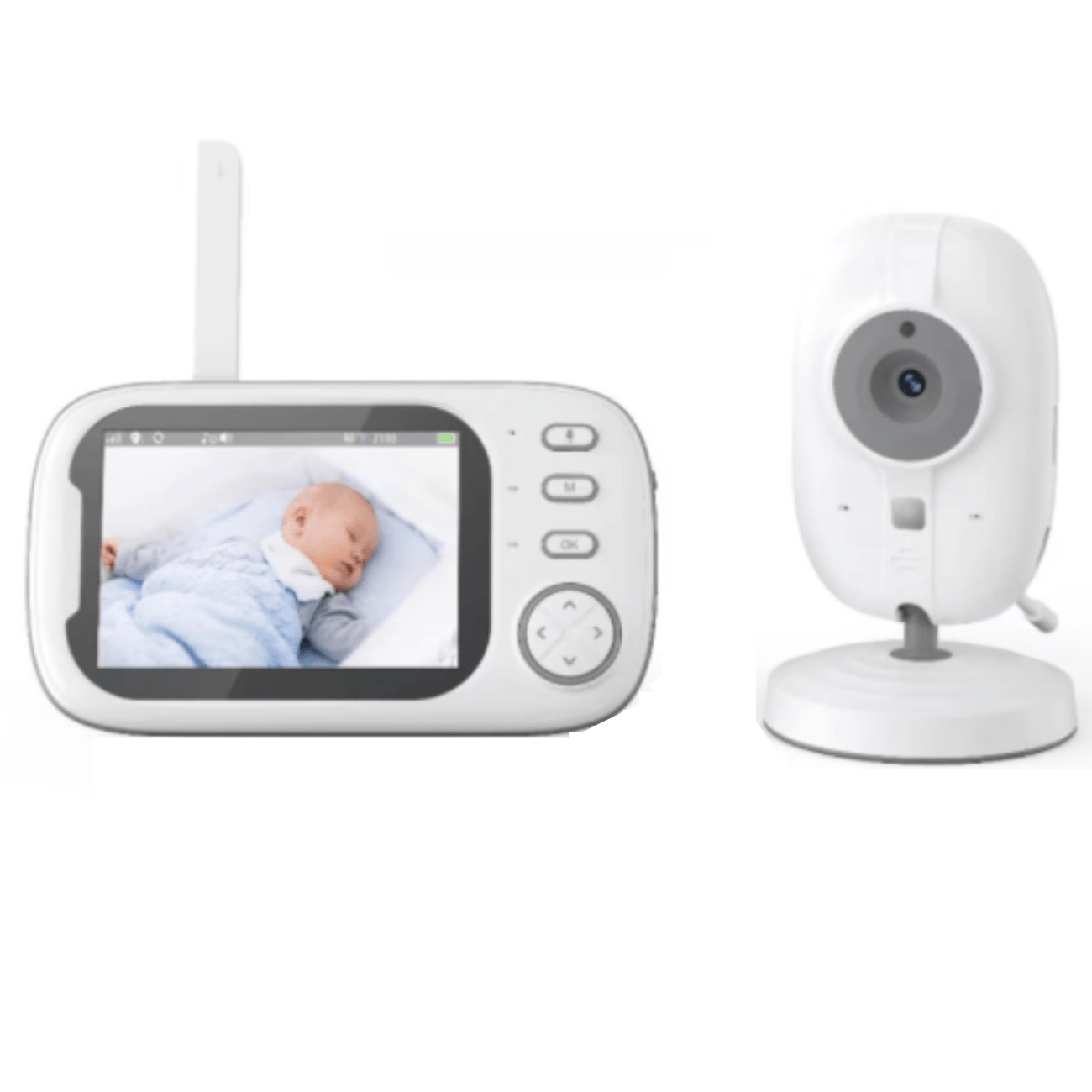 Baby Monitor si Camera Audio-Video Wireless Pentru Supravegherea Copilului RoHs® SPY HappyKID Ecran HD XXL 3.2 Inch LCD