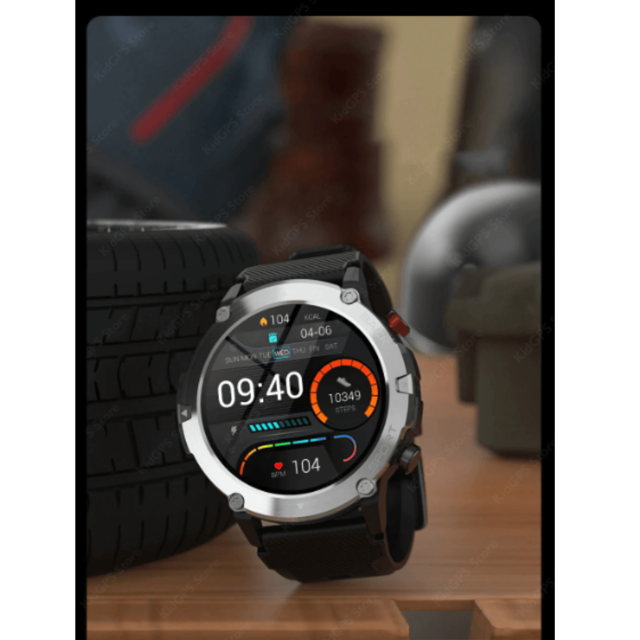 Ceas smartwatch barbati RoHS® C21 PRO, 1.32 inch,apel bluetooth HD, multi sport,ritm cardiac multi point,tensiune,oxigen - 2 | YEO