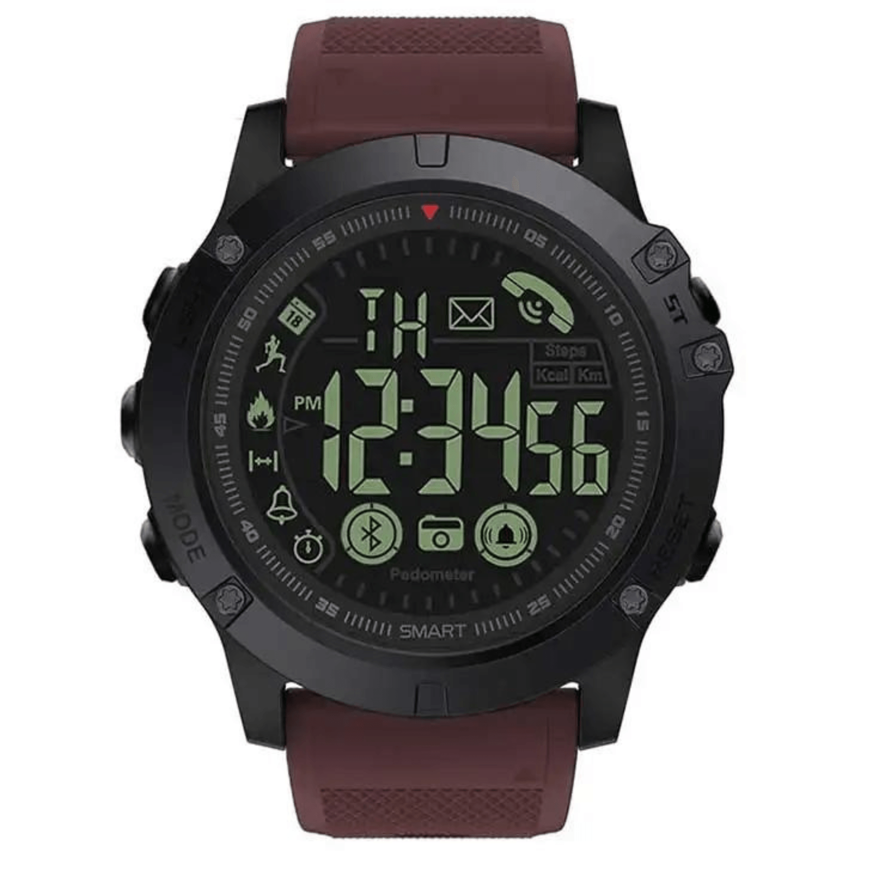 Ceas smartwatch sport Endurance,Gorilla Glass model GF02, notificari apeluri, sms, social media, monitorizare sanatate - 2 | YEO