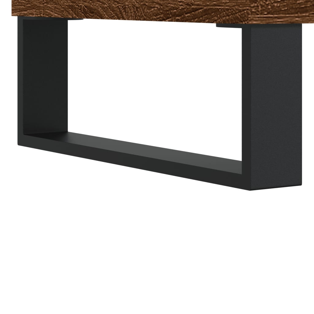 Masuta de cafea, stejar maro, 90x49x45 cm, lemn prelucrat — imaginea 9