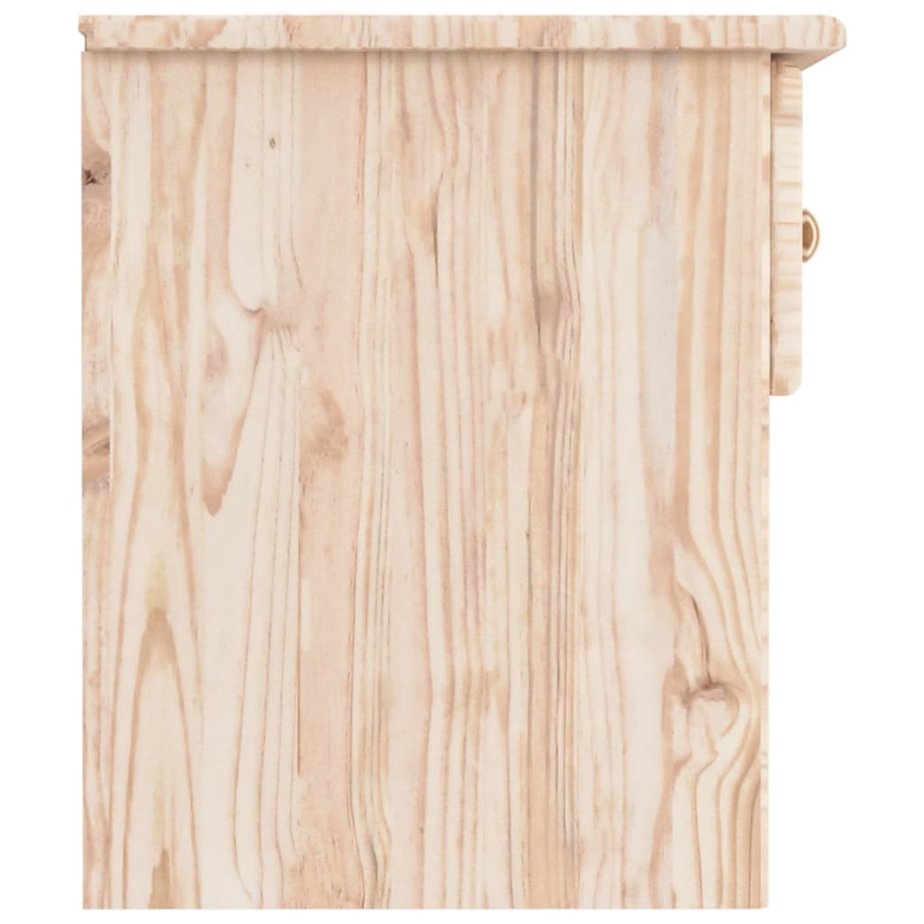 Noptiera ALTA, 43x35x40,5 cm, lemn masiv de pin, model 1 sertar — imaginea 5