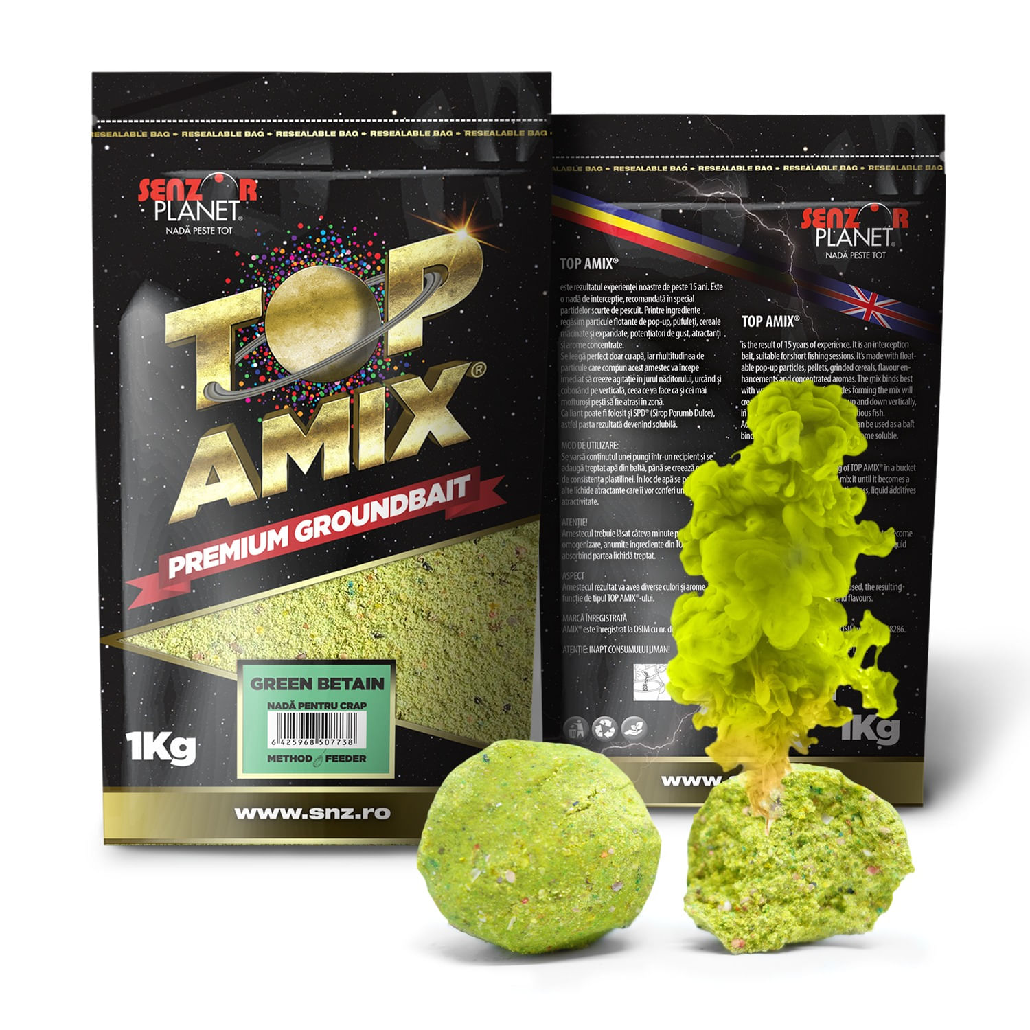 TOP AMIX METHOD FEEDER GREEN BETAIN 1 kg