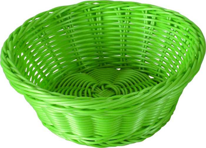 Cos depozitare rotund 21cm, verde, AMBITION Sante