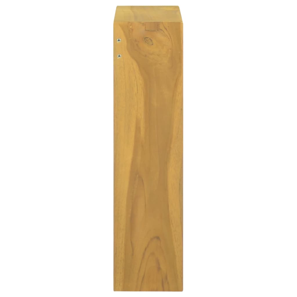 Dulap cu oglinda, 30x10x40 cm, lemn masiv de tec — imaginea 3