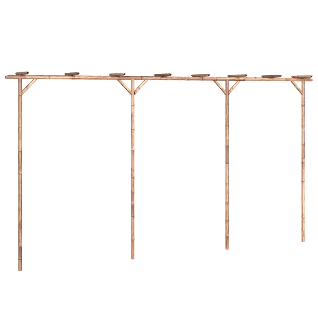 Pergola, 385x40x205 cm, bambus