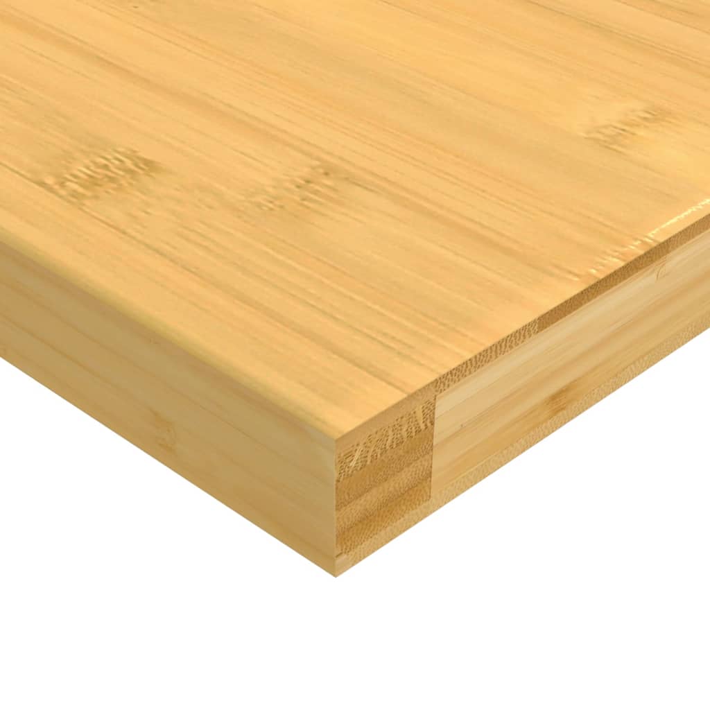 Raft de perete, 100x20x2,5 cm, bambus — imaginea 3